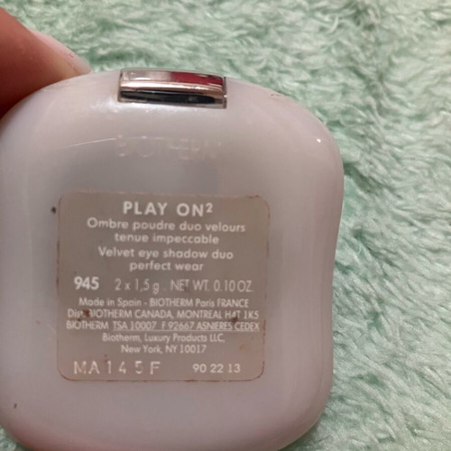Biotherm eyeshadow used