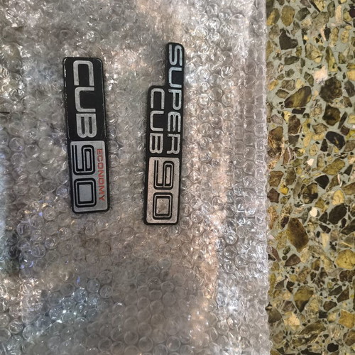 Honda GLX 90 emblems used