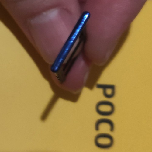 Sim tray Poco X3/Pro blue color like new