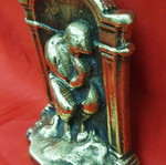 Thinker bronze figurine used