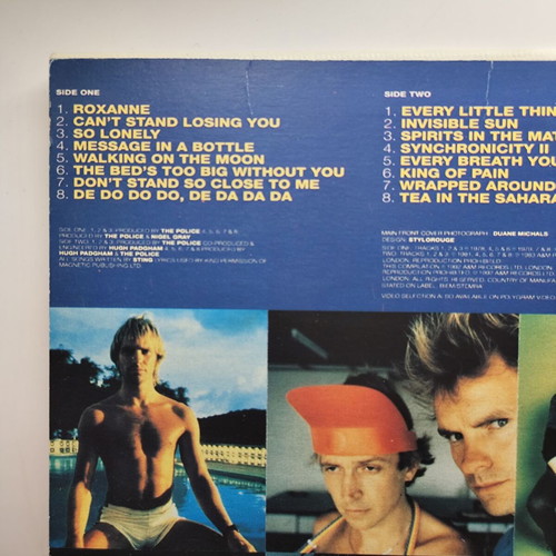 Police Greatest Hits vinyl record near mint, rock