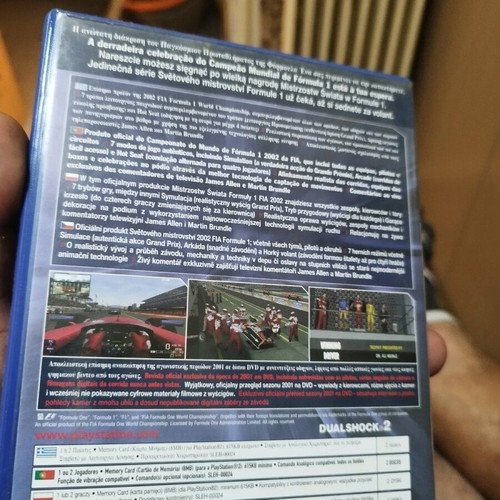 Formula One 2002 PlayStation 2 used with extra DVD