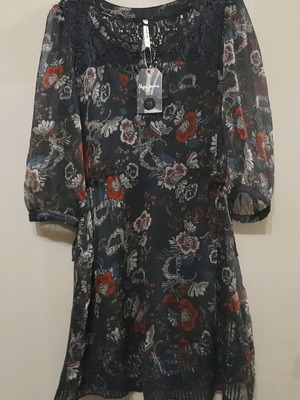 Pepe Jeans Φόρεμα Καφτάνι Crochet Καινούργιο Πολύχρωμο Medium