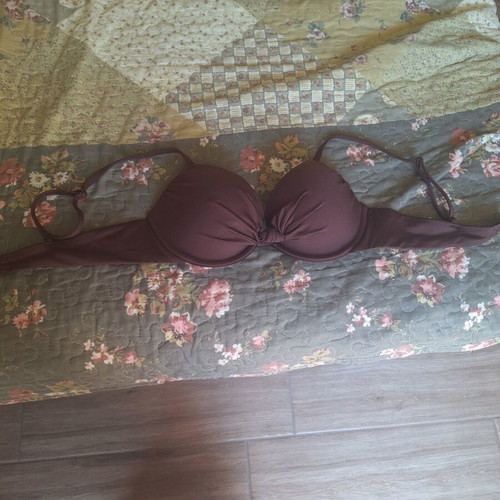 Swimwear top H&M brown 75B like new