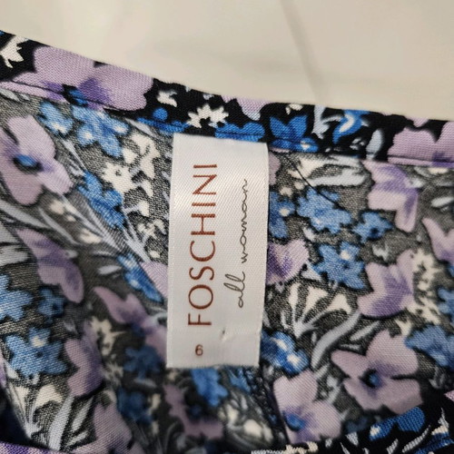 Flower summer tank καινούργιο, μπλε, μέγεθος M