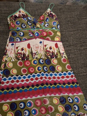 Desigual summer dress size S like new, multicolored