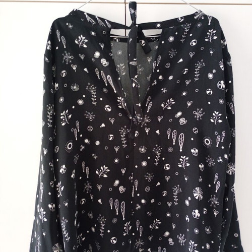 Mango blouse black XL like new