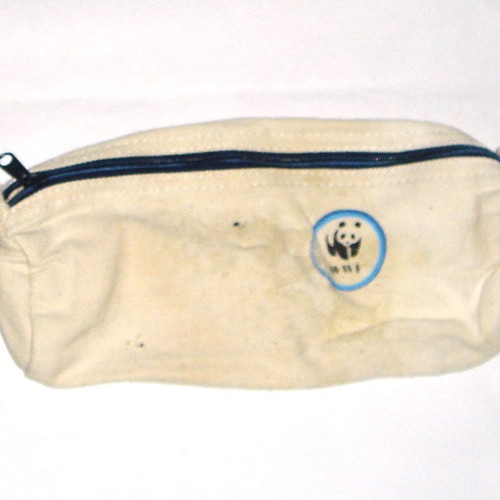 Wwf collectible ecological handbag used with stain