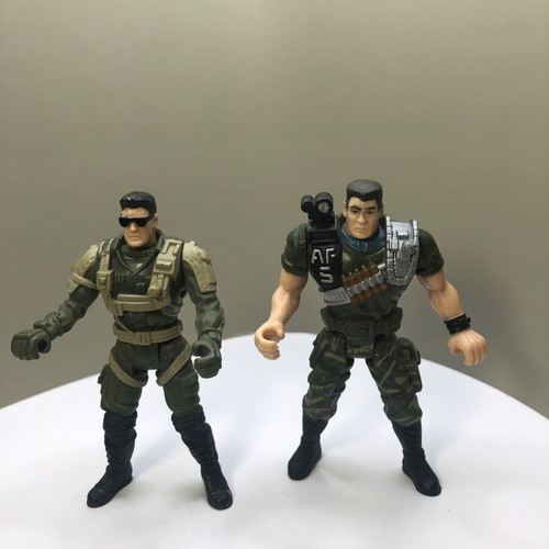 Chap Mei soldier figures from the 90s, used, set of two