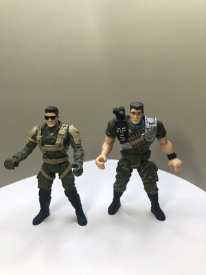 Chap Mei soldier figures from the 90s, used, set of two