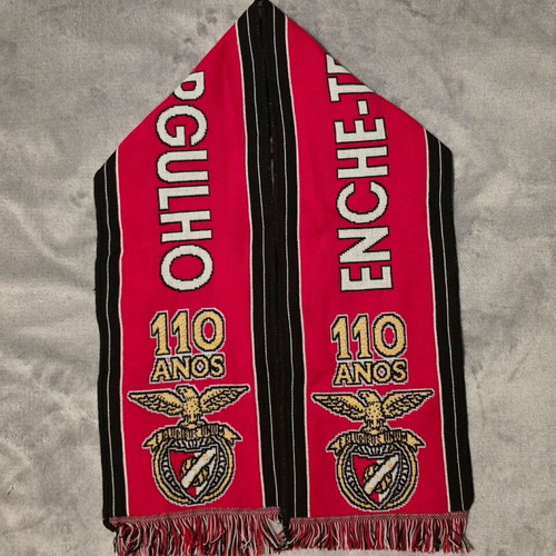 Official SL Benfica 110 Years Anniversary Scarf like new