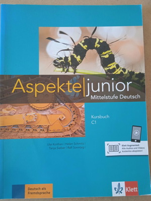Aspekte junior C1 Kursbuch student book like new
