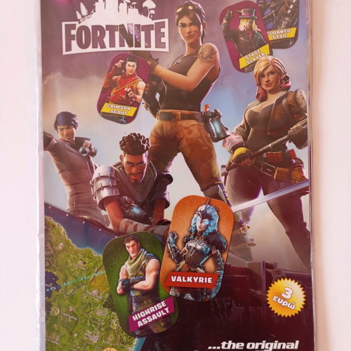 Fortnite The Original Metal Tags Album used with 79 metal tags