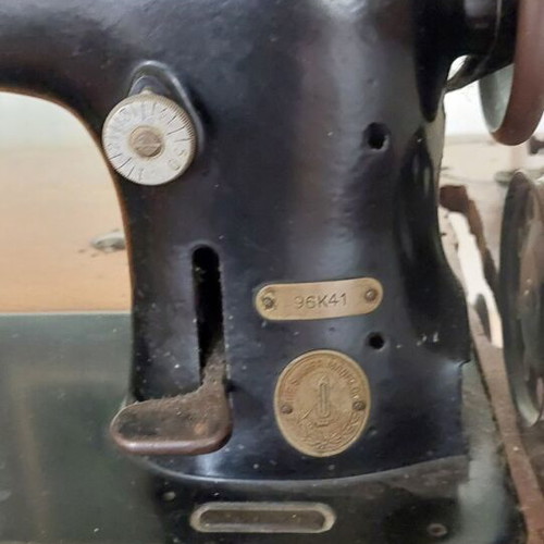 Singer 95k41 sewing machine used with motor professional