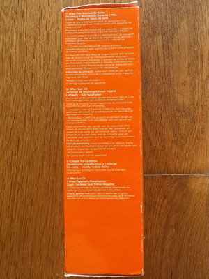 Lancaster Golden Tan Maximizer After Sun Oil 150ml unused