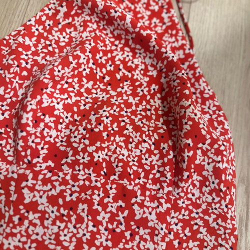 Zara floral dress like new, red, size XS