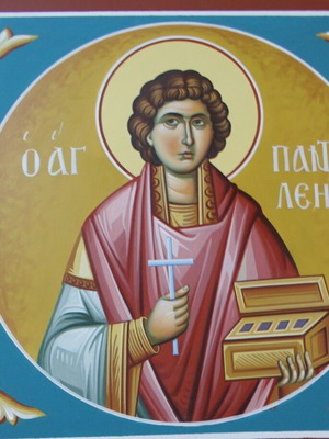 Saint Panteleimon Icon made to order