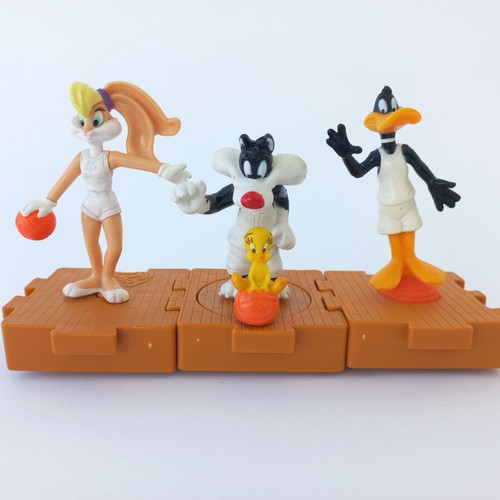 McDonald's Space Jam collectible figures set of 3 like new, 1996