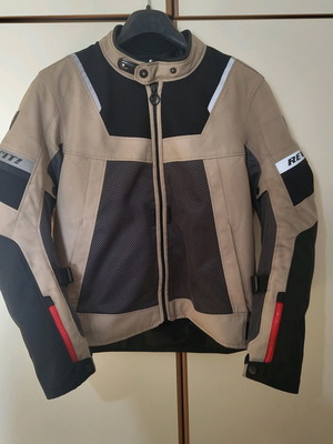 Rev'It Tornado 4 H2O Sand-Black motorcycle jacket like new, size Large