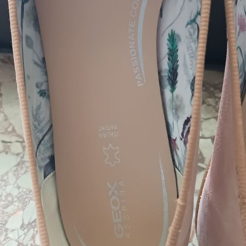 Geox ballerinas used size 38.5 pink suede