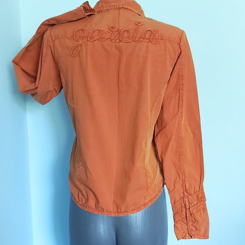 Garcia vintage πορτοκαλί πουκάμισο denim, M-L