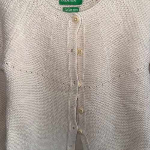 Benetton cardigan used, wool, beige, 104 cm, 3-4 years