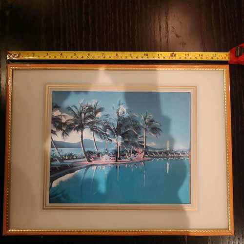 Wall frame used 40x30 cm with plexiglass cover