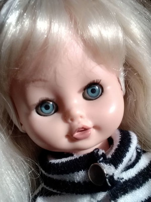 Kehagia doll used, 70's vintage collectible