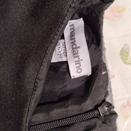 Mandarino Junior dress size 152 cm 12 years like new, black and gray