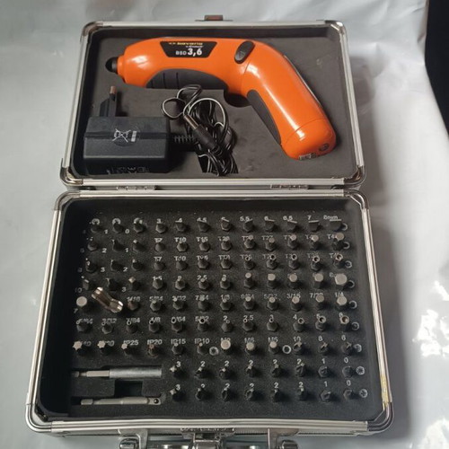 Bavaria by Einhell BSD 3.6 rechargeable screwdriver with 100 bits and case new