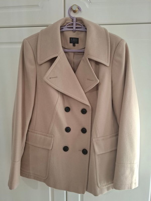 M&S Collection κοντό χειμερινό παλτό, μπεζ, UK 16 / EUR 44