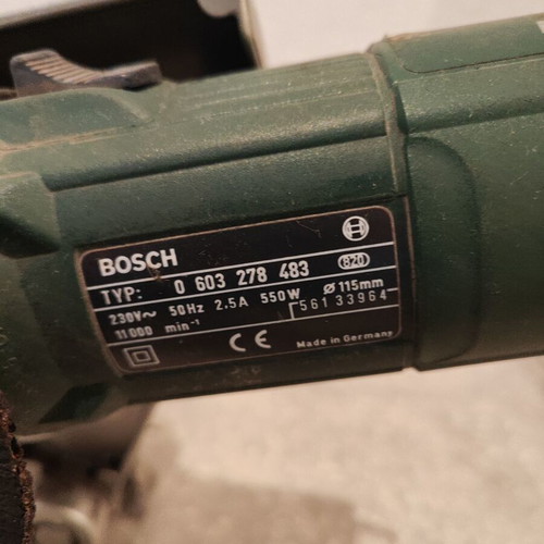 Bosch angle grinders used with bases, set of two