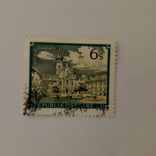 Austrian Stamp 6s Stift Rein - Hohenfurth like new