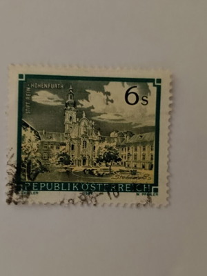 Austrian Stamp 6s Stift Rein - Hohenfurth like new