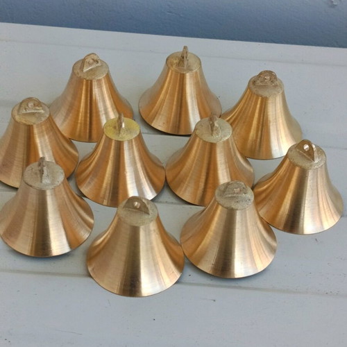 Bronze bells new, pack of 10 with strong melodic sound