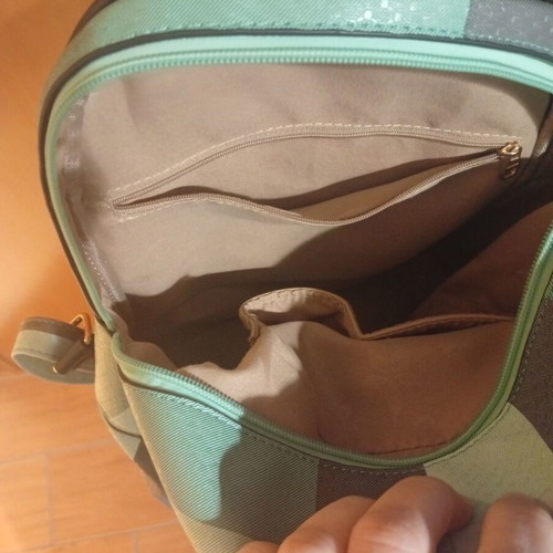 Women’s backpack used green veraman
