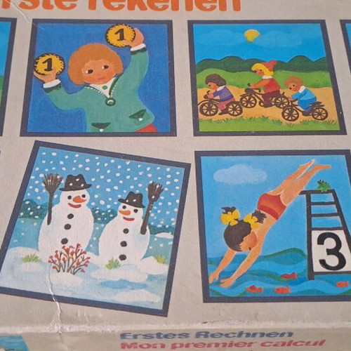 Children's educational puzzle game in very good condition