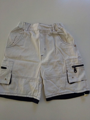 Jumbo shorts used for boy 5-6 years black and white