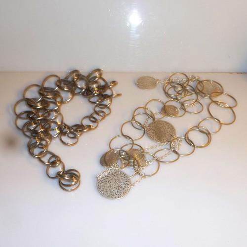 Necklace set with rings like new