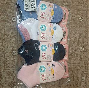 12ζευγάρια κάλτσες παιδικές για κορίτσι no 22-26 (4-6 χρονών)
