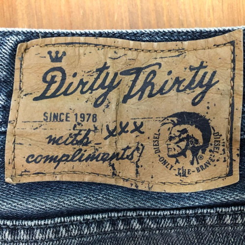 Diesel jeans used collectible anniversary Dirty Thirty W30 L32