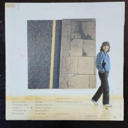 George Harrison Somewhere in England vinyl used, rock