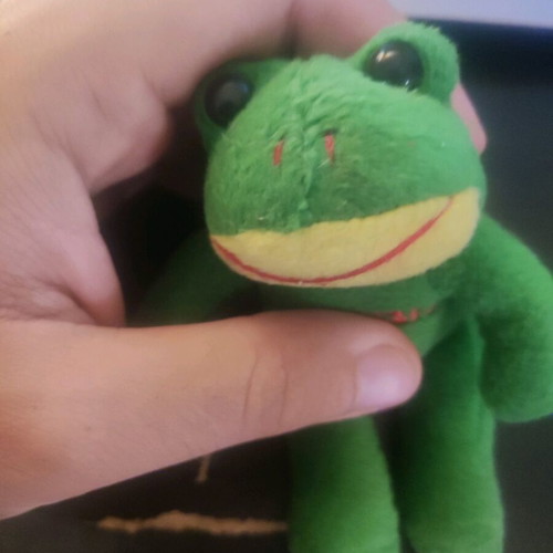 Kellytoy Frog Comfuzlo used, green