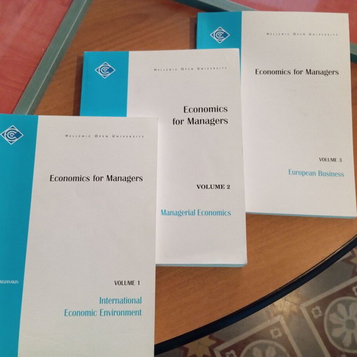 MBA-Economics for Managers 3 volumes used, English