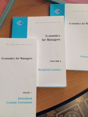 MBA-Economics for Managers 3 volumes used, English