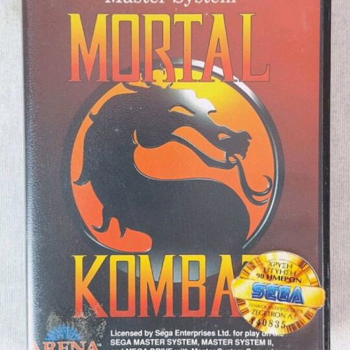 Mortal Kombat for SEGA Master System used, complete with box and manual