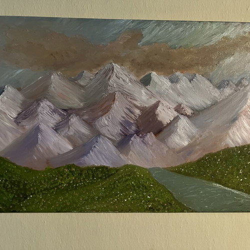 Handmade landscape painting 40x60 cm new