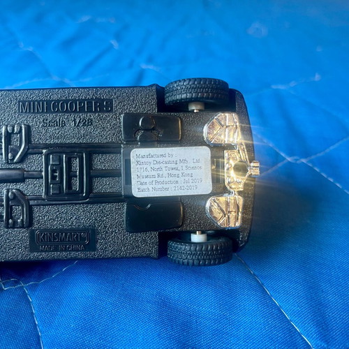 Mini Cooper S miniature model like new, scale 1:28