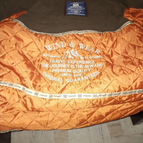 Winter jacket like new, brown, size XL