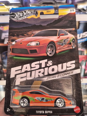 Hot Wheels Fast and Furious Toyota Supra Brian O'Conner set
